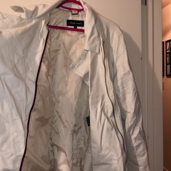 Black Rivet Faux Leather Coat - Picture 8 of 8